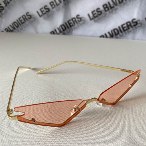 Mod Narrow Triangle Lens Sunglasses - Les Blvdiers