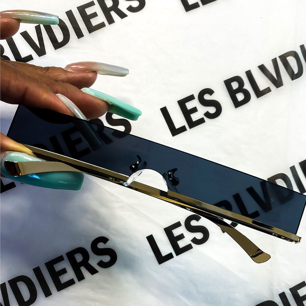 Mod Ocean Lens Frameless Sunglasses - Les Blvdiers